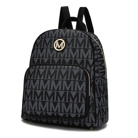 Weird Giraffe Games MKF Collection MKF-BM3383BK Fanny Signature Backpack by Mia K. - Black MKF-BM3383BK